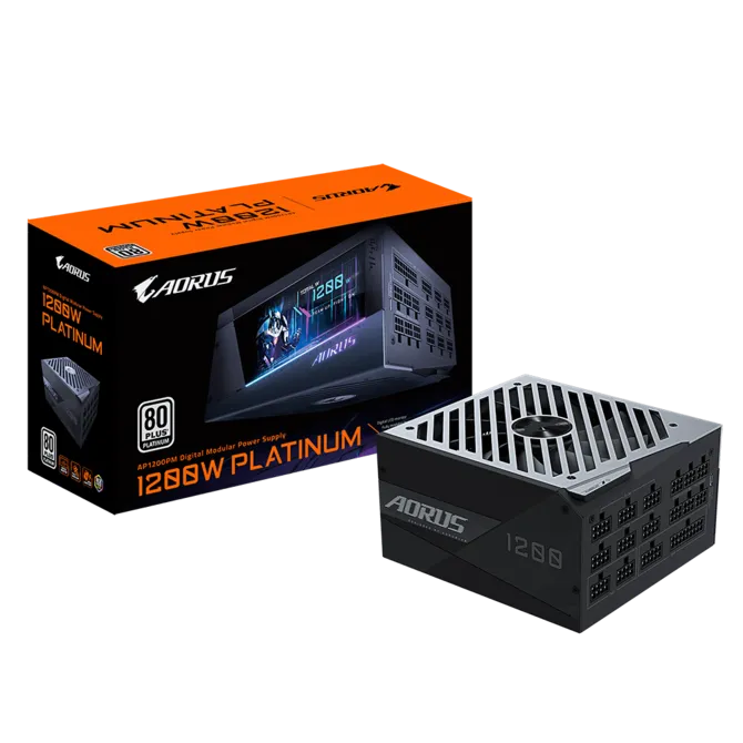 Aorus AP1200PM 1200W Platinum LCD RGB Power Supply