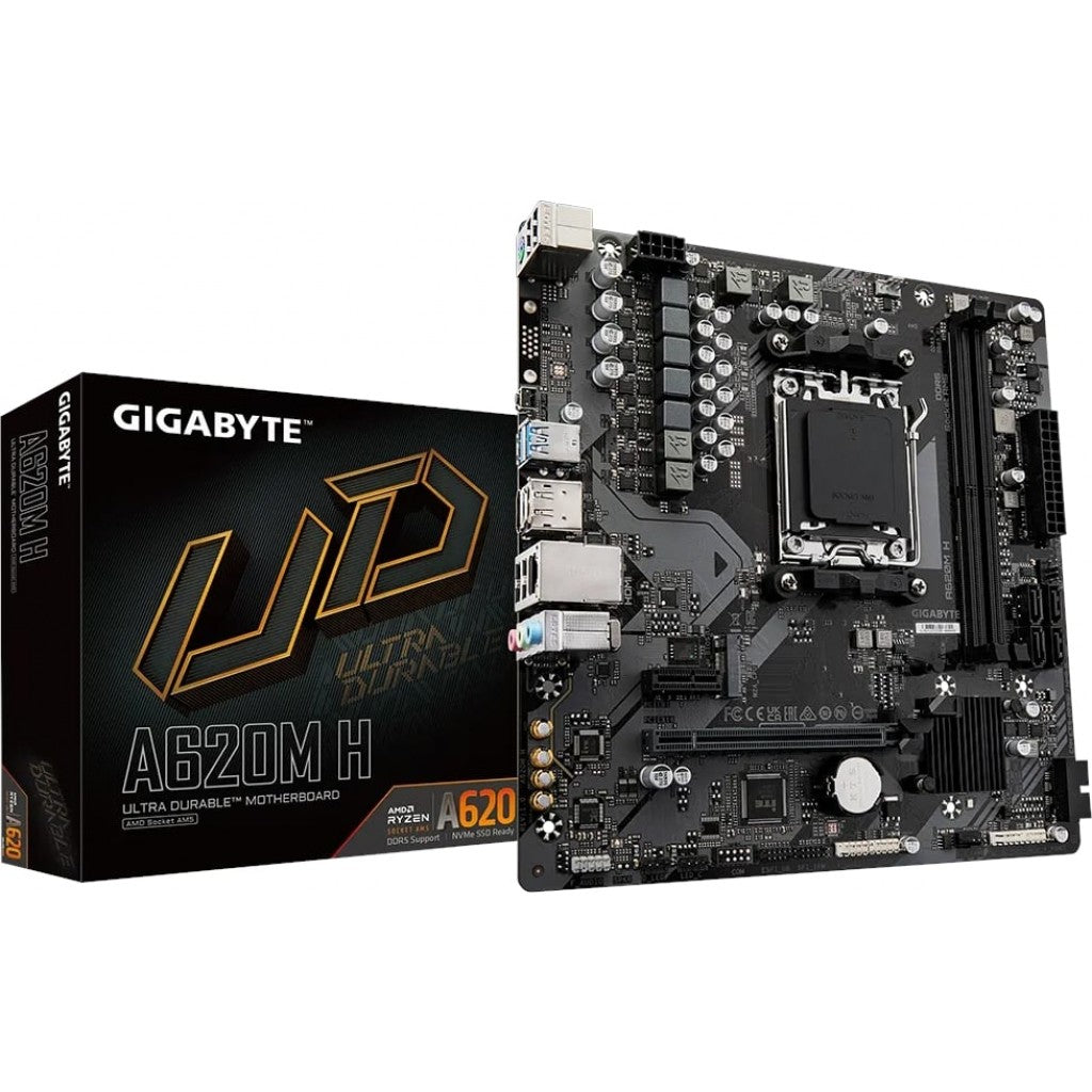 Gigabyte A620M H AMD AM5 DDR5 Motherboard