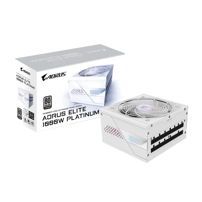 Gigabyte AE1000PM PG5 ICE White 1000W Platinum Modular Power Supply
