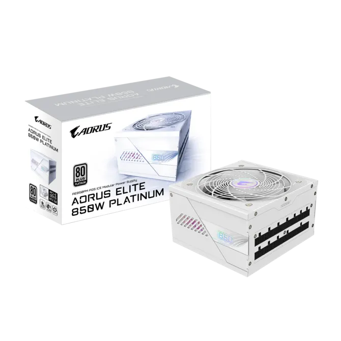 Gigabyte AE850PM PG5 ICE White 850W Platinum Modular Power Supply