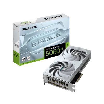 Gigabyte GeForce RTX 5060 Ti Eagle OC ICE 8GB Graphics Card - White