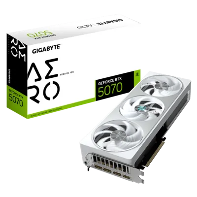 Gigabyte GeForce RTX 5070 Aero OC 12GB Graphics Card