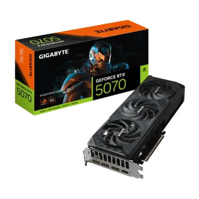 Gigabyte GeForce RTX 5070 Windforce OC 12GB Graphics Card