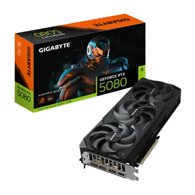Gigabyte GeForce RTX 5080 Windforce OC 16GB Graphics Card