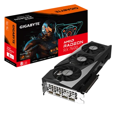 Gigabyte Radeon RX 7600 Gaming OC 8GB Graphics Card