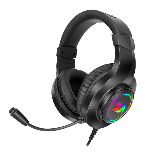 REDRAGON Over-Ear HYLAS Aux (Mic and Headset)|USB (Power Only)

RGB Gaming Headset - Black
