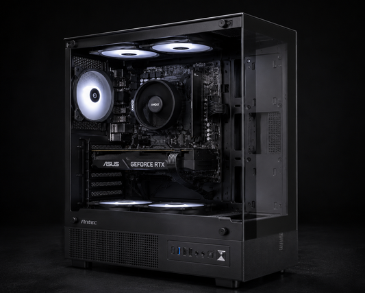 Starter Gaming PC | Ryzen 5 5500 | RTX 3050 6GB | 16GB RAM | 500GB NVMe SSD