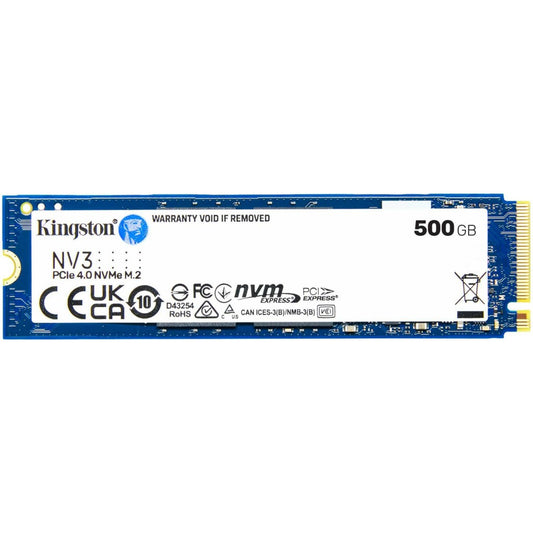 Kingston NV3 500GB PCIe 4.0 NVMe M.2 SSD