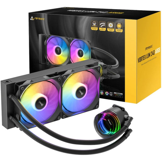 Antec Vortex Lum 240 ARGB Liquid CPU Cooler Black